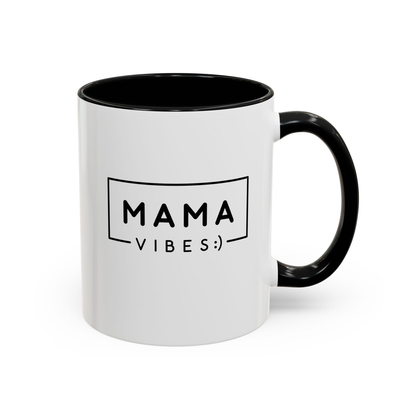 Mama Vibes Accent Coffee Mug - Perfect Gift for Mothers, Fun Kitchen Decor, Coffee Lovers, Unique Mother's Day Gift, Hot Beverage Mug