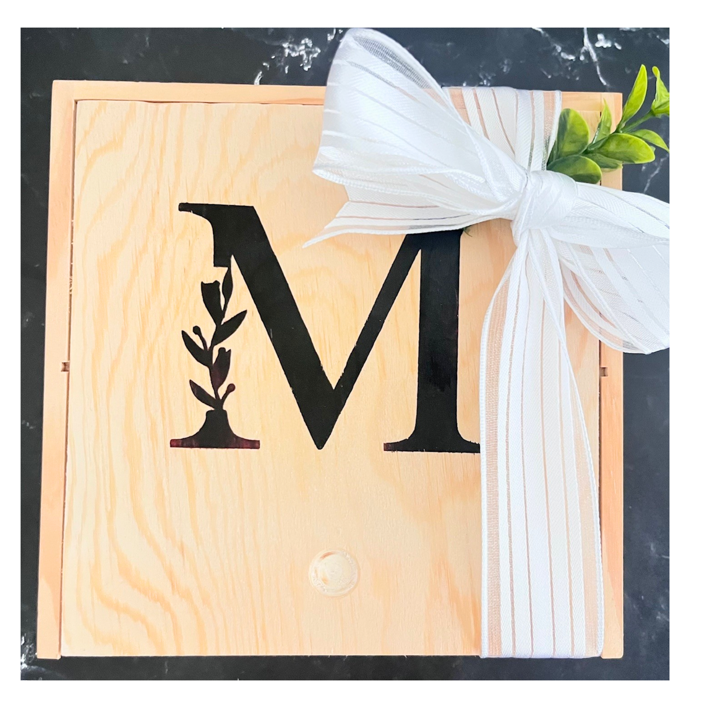 Monogram Baby Keepsake Gift