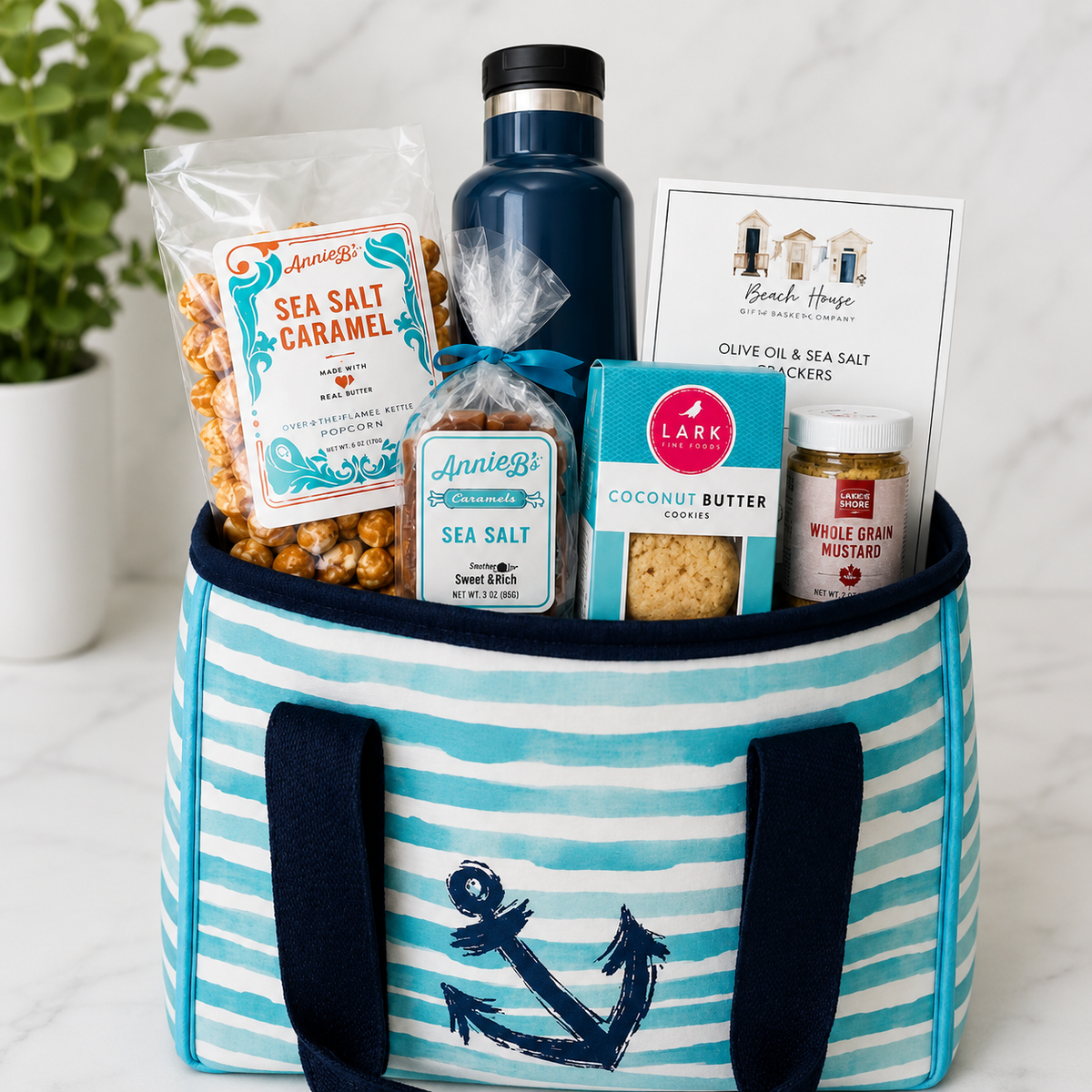 Beach Summer Cooler with Treats
