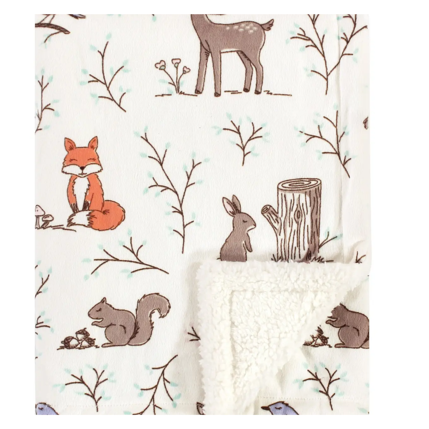 Fox & Enchanted Forest Blanket