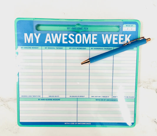 Mousepad Notepad- Awesome Week