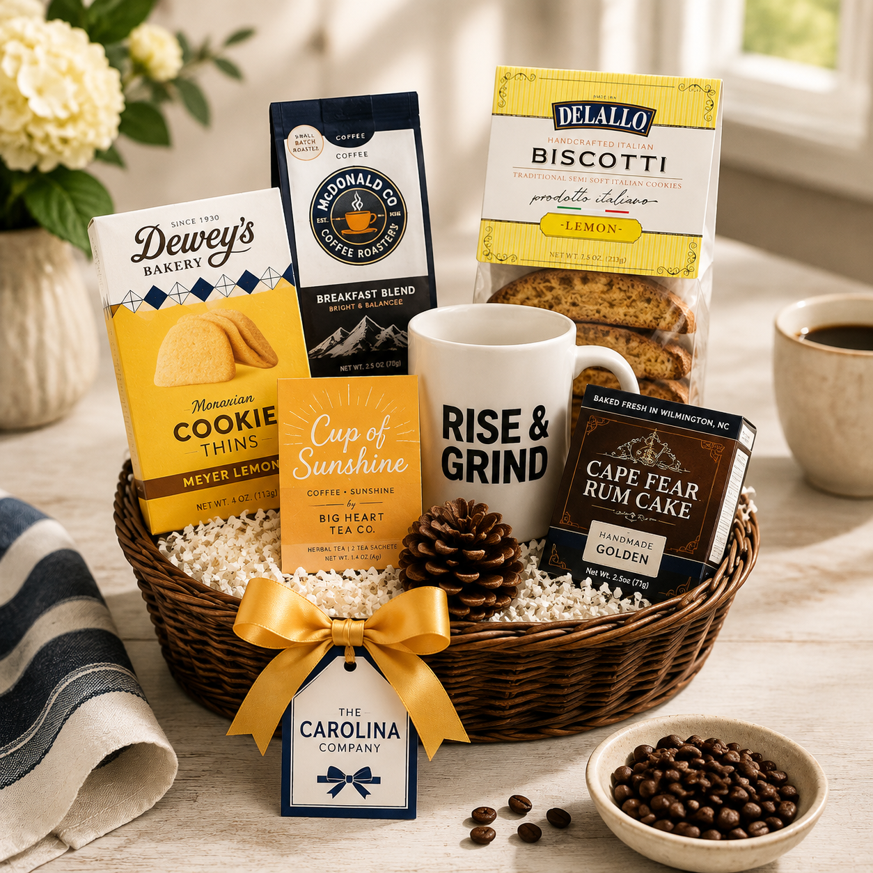 Coffee and Tea Gift Basket