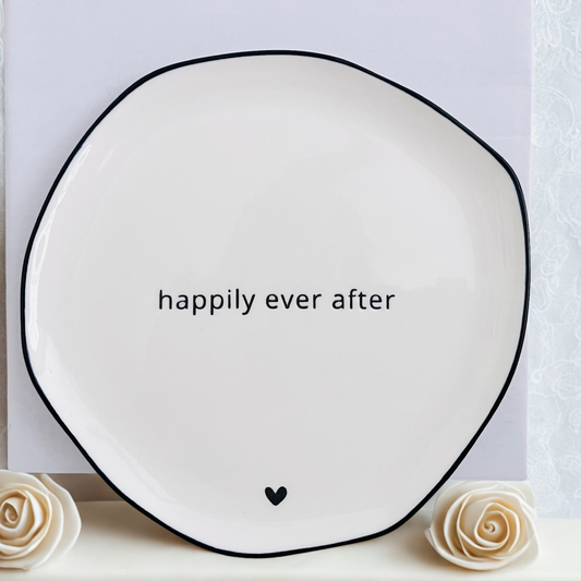 Wedding/Happily Ever After Keepsake Plate