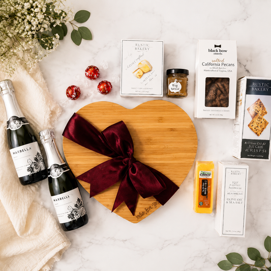 Wedding/Anniversary/Engagement Charcuterie with Bubbly