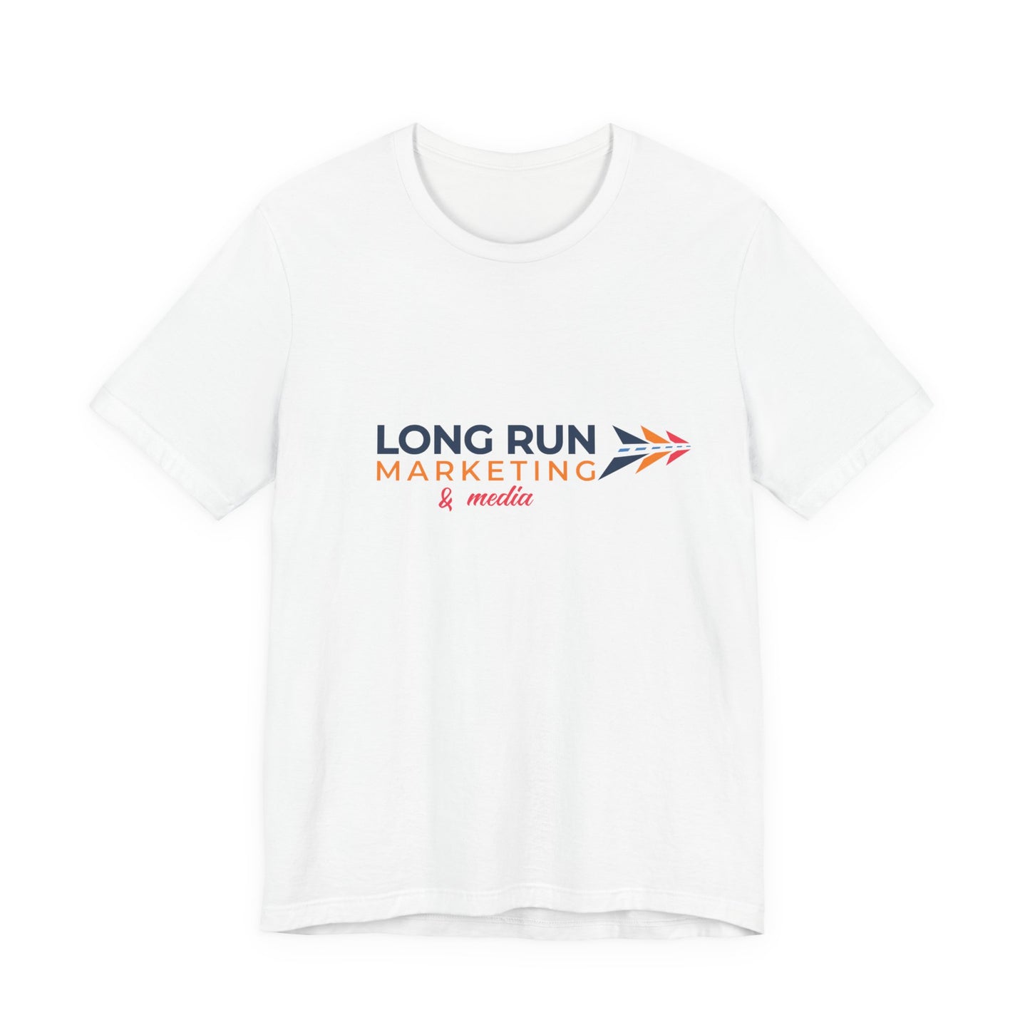 Long Run Marketing & Media Logo Tee