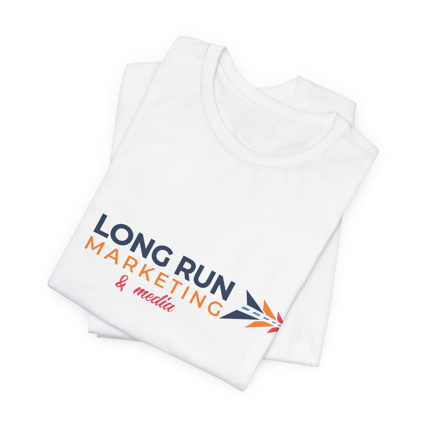Long Run Marketing & Media Logo Tee