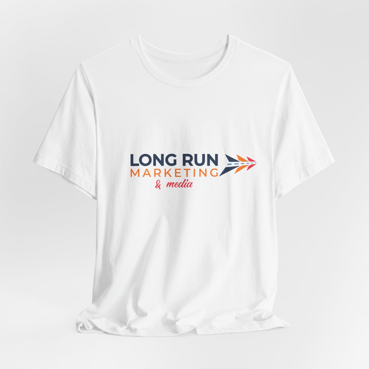 Long Run Marketing & Media Logo Tee