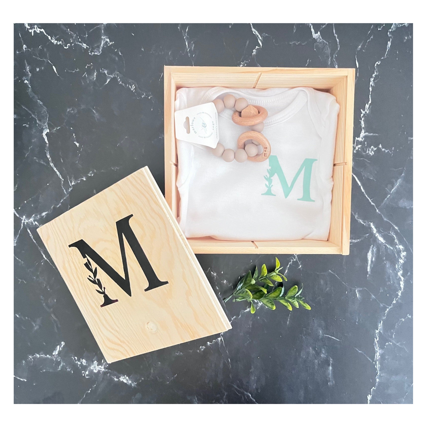 Monogram Baby Keepsake Gift