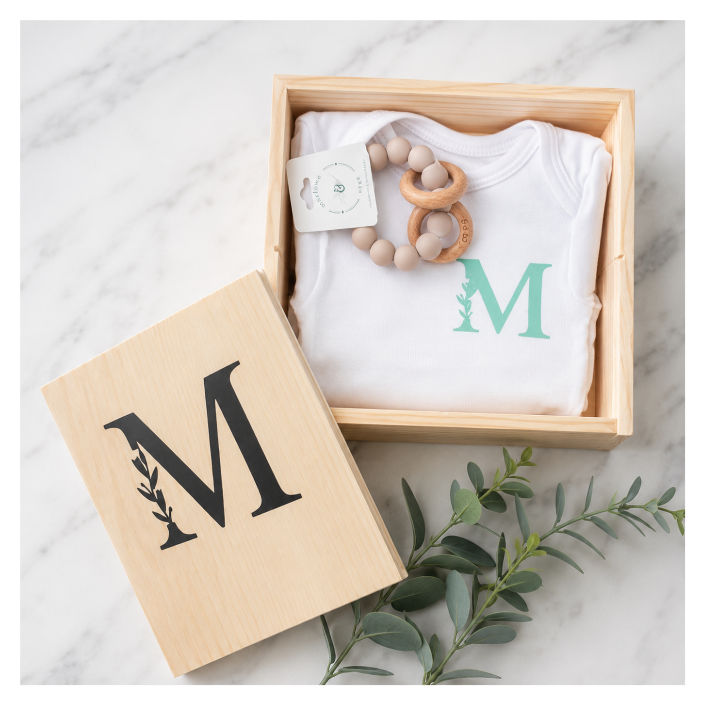 Monogram Baby Keepsake Gift