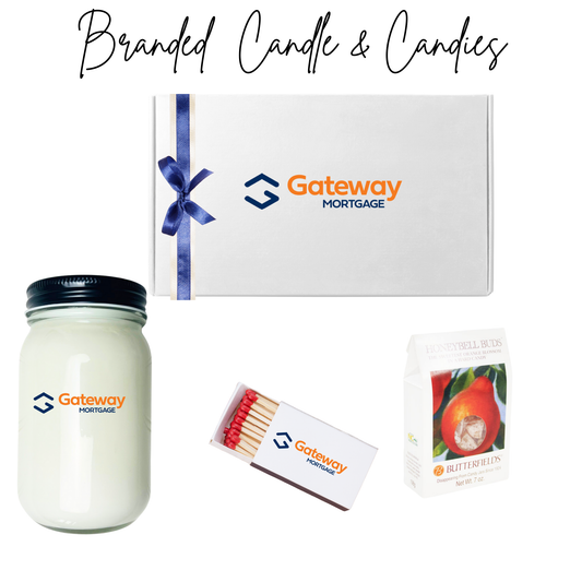 Branded Candle & Candy Gift Box