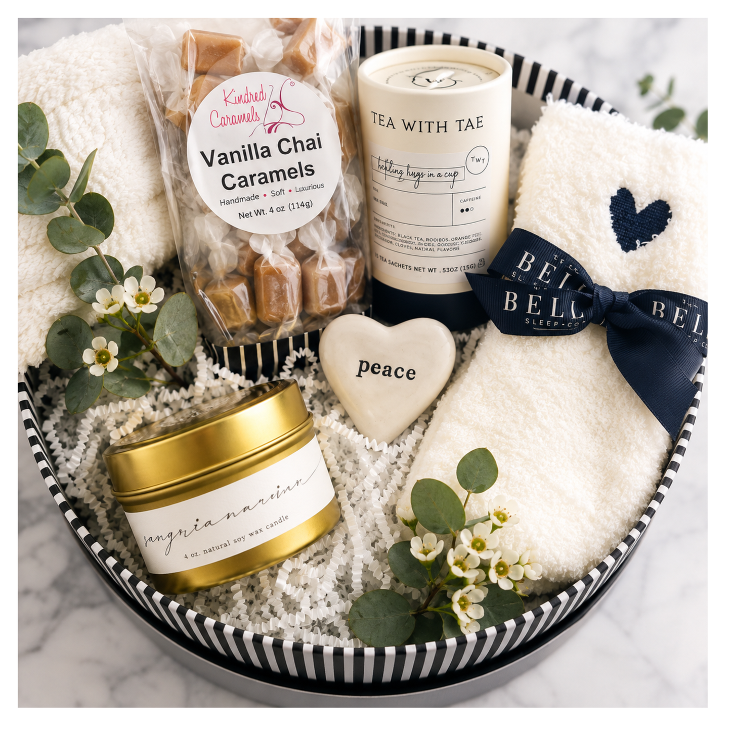 Peaceful Spa Gift Box/Sympathy for Her/Thinking of You