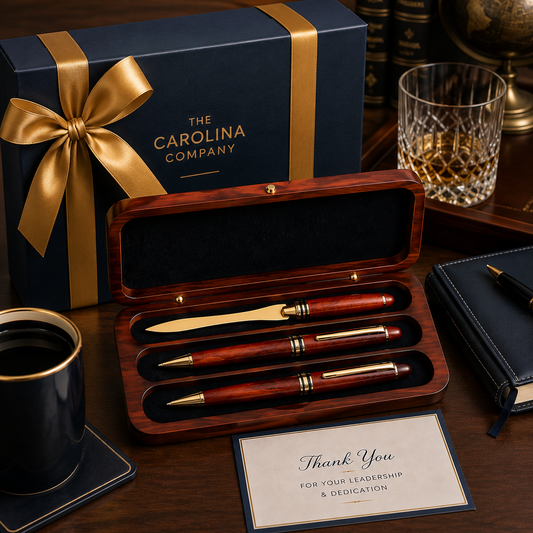 Executive Pen Set- Rosewood Gift Box