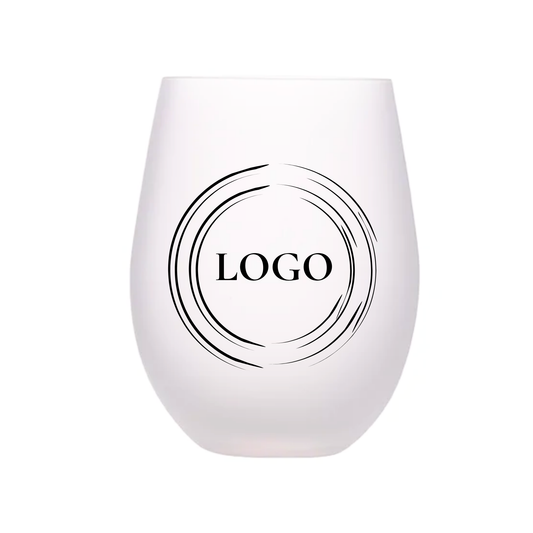 Frosted Wine Glass Stemless