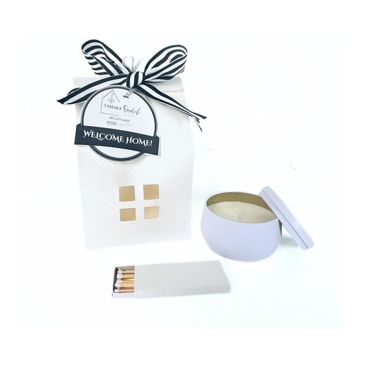 Small House Gift with Candle