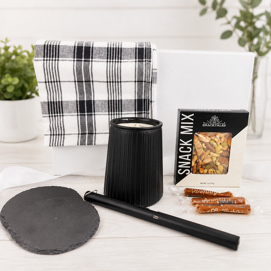 Home & Candle Gift - Black & White