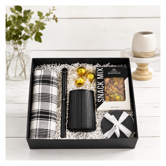 Home & Candle Gift - Black & White