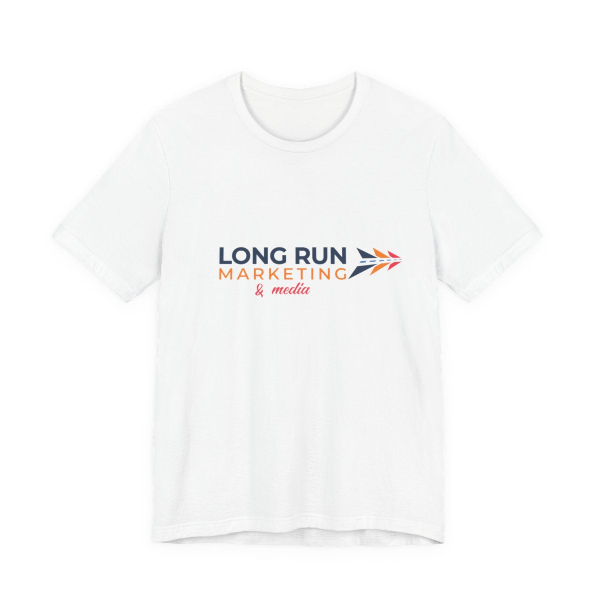 Long Run Marketing & Media Logo Tee
