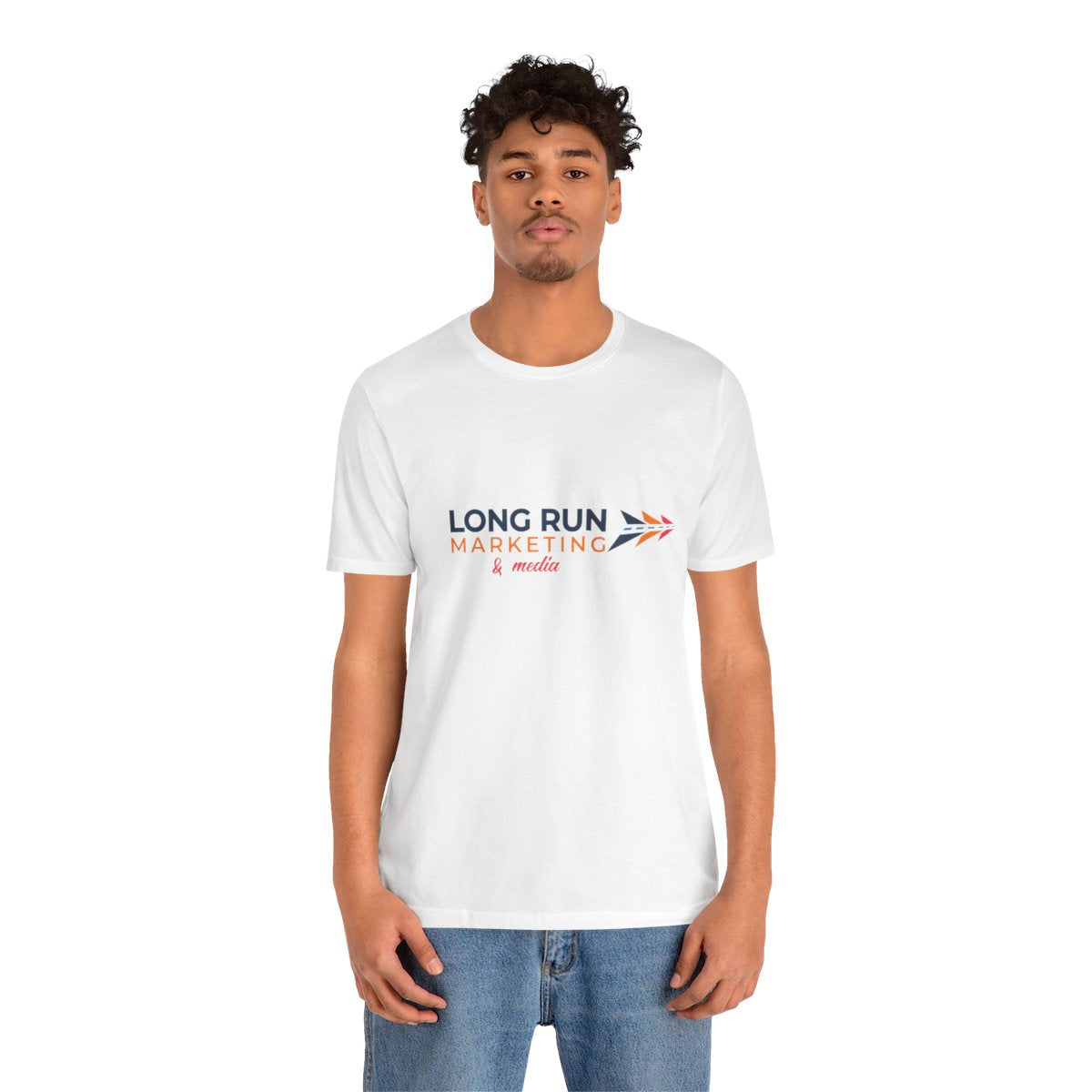 Long Run Marketing & Media Logo Tee