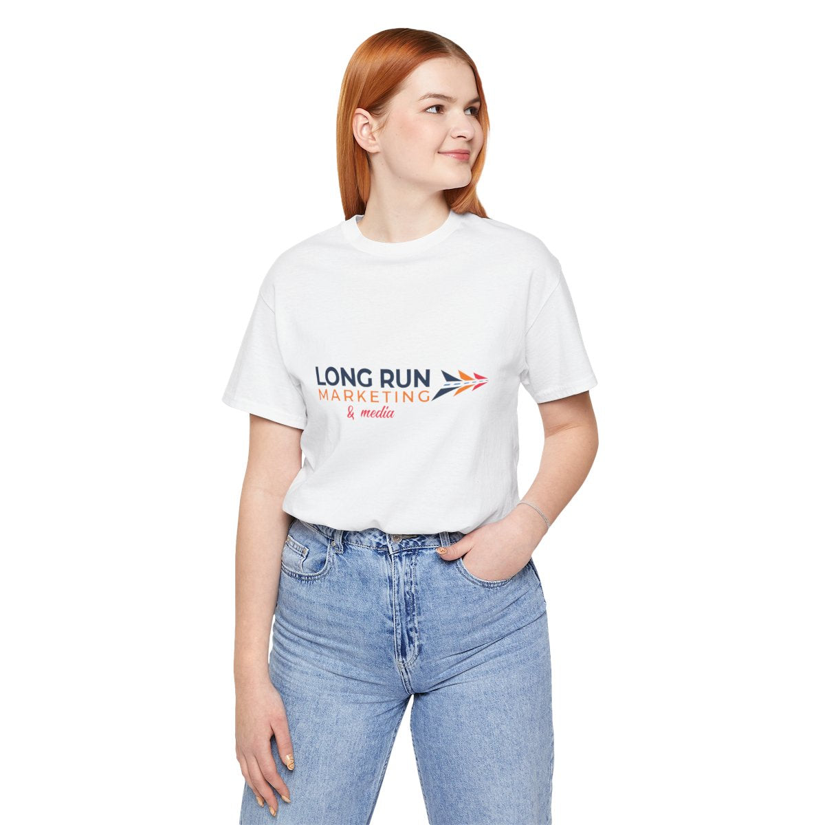 Long Run Marketing & Media Logo Tee