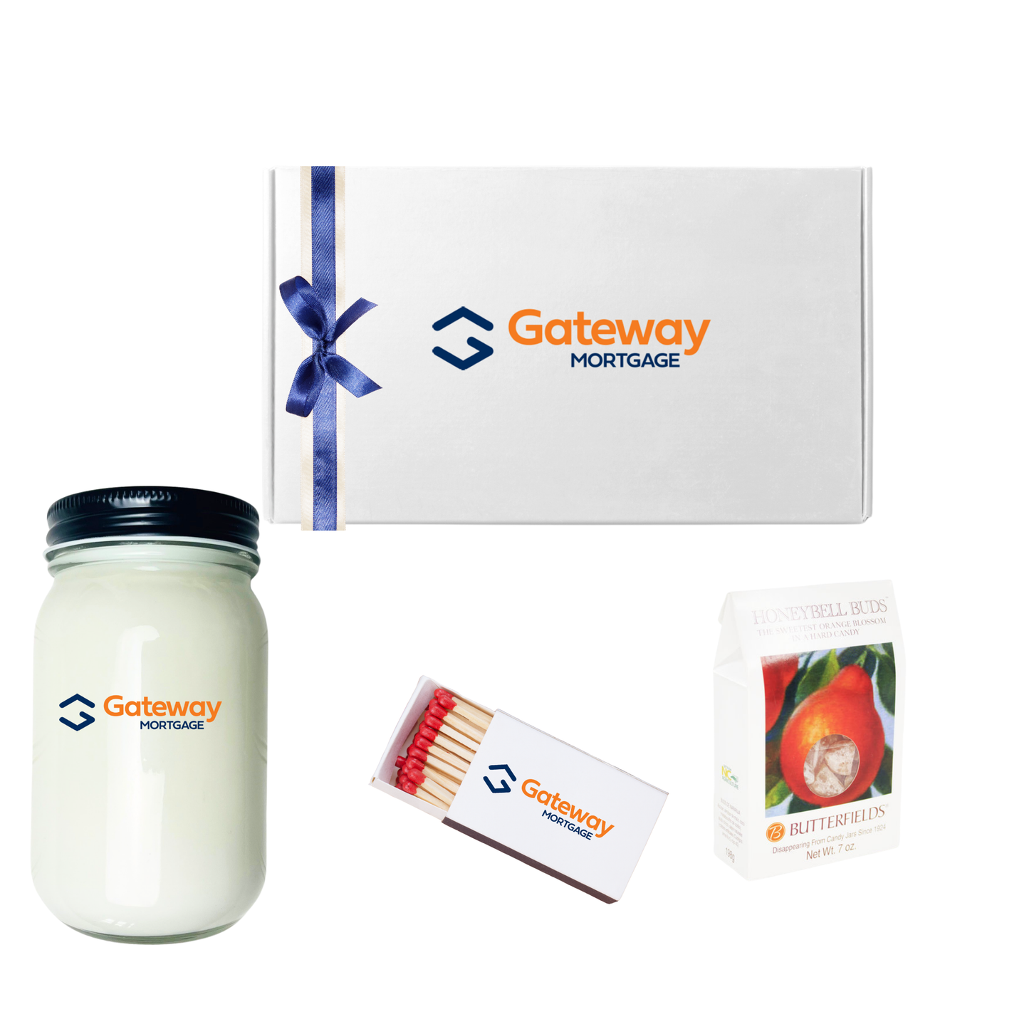 Logo Gift- Candle & Candy Gift Box
