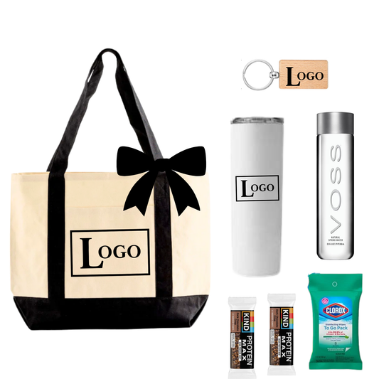 Logo Welcome Tote with Move in Supplies