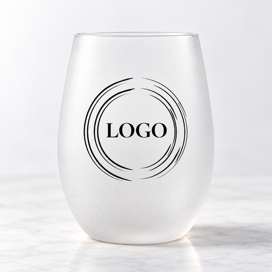 Frosted Wine Glass Stemless