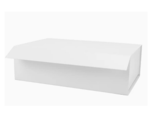 White Magnetic Lid Box Large (Recommended for 5 small to medium Items and 1 large)