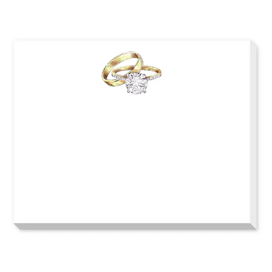 Notepad- wedding rings