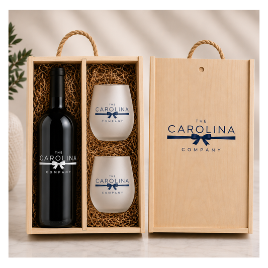 Logo Wine Box with Wine